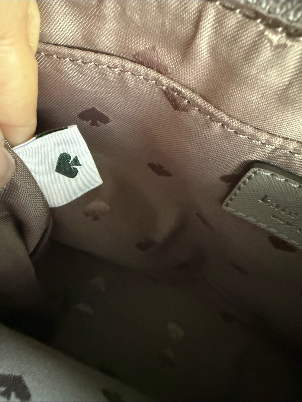 kate spade Greta Court Ramey crossbody w/glitter trim & matching card holder EUC - Picture 6 of 11